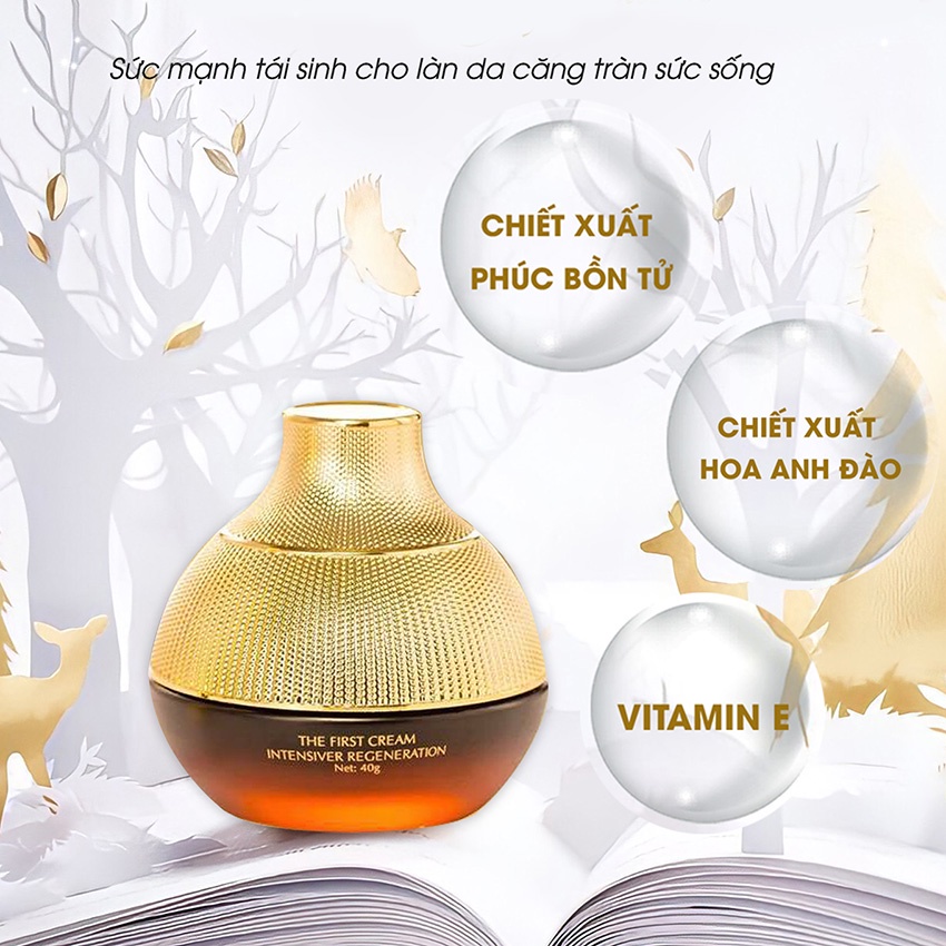 Kem dưỡng da ban đêm kem phục hồi da tái sinh dưỡng chống lão hóa cấp ẩm dưỡng trắng da mặt - LAVAHA SHOP