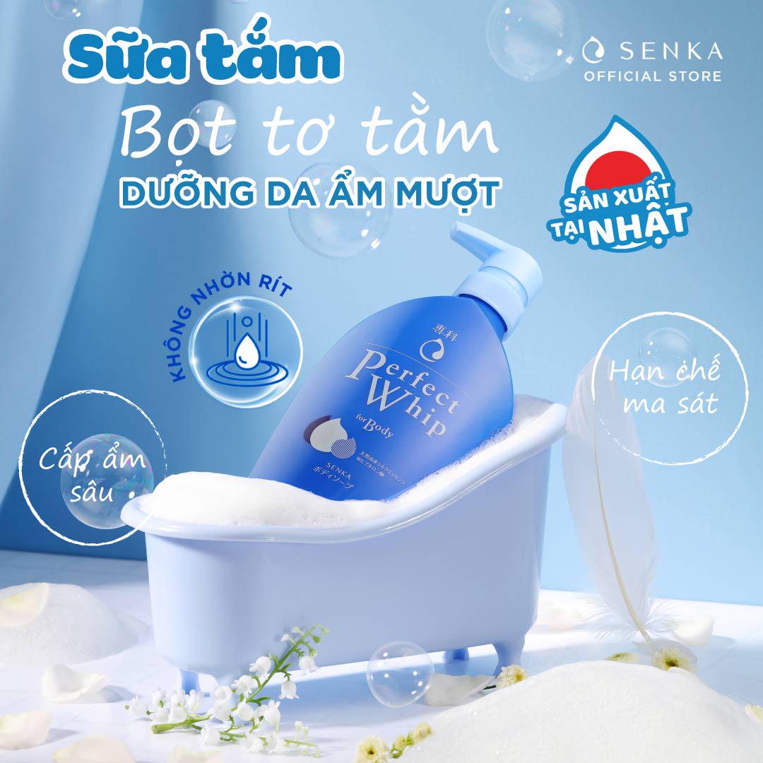 Sữa tắm dưỡng ẩm Senka Perfect Whip for Body 500ml_15688