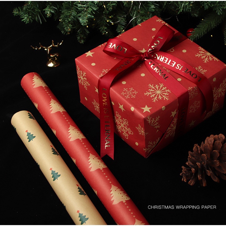 Giấy Gói Quà, Giấy Làm Thủ Công BST 03 Trang Trí Noel Giáng Sinh