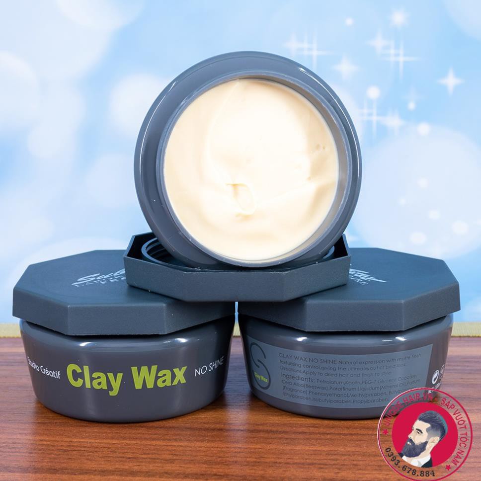 [CHÍNH HÃNG STORE HÀ NỘI] Sáp Vuốt Tóc SUBTIL CLAY WAX + Gôm LUXURIOUS Tặng lược | RẺ VÔ ĐỊCH