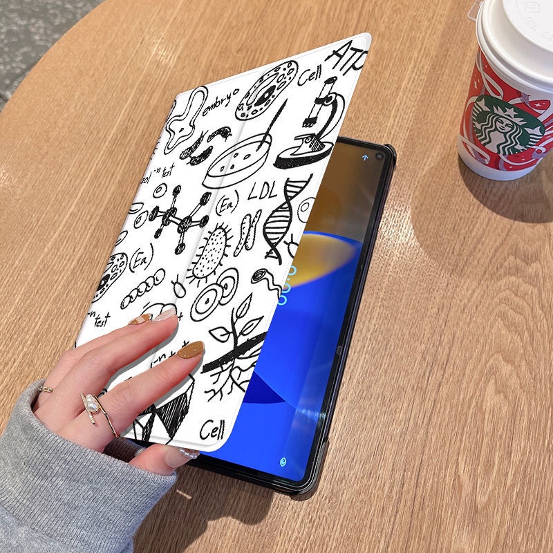 Bao Da Máy Tính Bảng In Họa Tiết Sáng Tạo Chống Rơi Vỡ Cho ipad pro mini6 / 5 8.3 inch air2 / 3 iPad2 / 3 / 4 Ốp