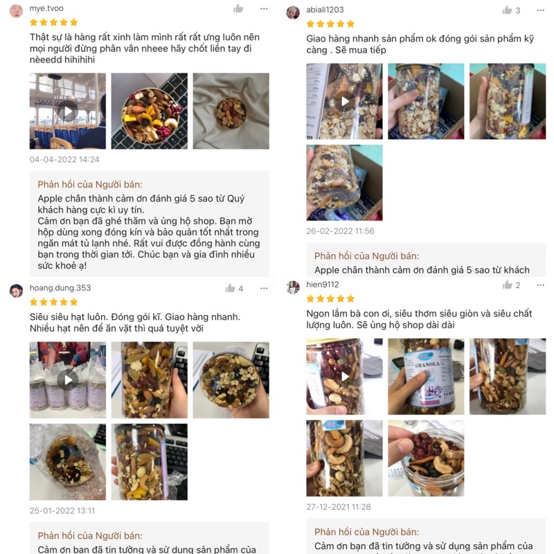 Granola Ngũ Cốc Siêu Hạt 500gr
