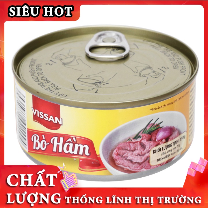 [ DATE NEW ] Bò hầm Vissan 150g - Siêu Thị Online - SD0040