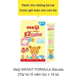 [Hàng Cty - Sale] 1 thanh Sữa Meiji cube  0-1 tuổi ( Hàng nhập khẩu )