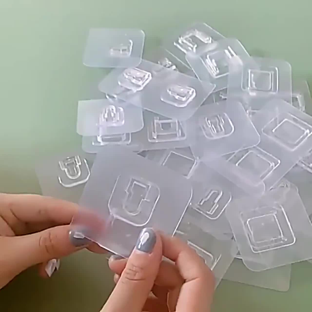 Bộ Móc Dán Tường Ghép Đôi Treo Đồ, Ổ Điện, Tranh Ảnh - Miếng Dán Tường Dự Phòng Cho Khay Kệ Nhà Tắm, Nhà Bếp | BigBuy360 - bigbuy360.vn