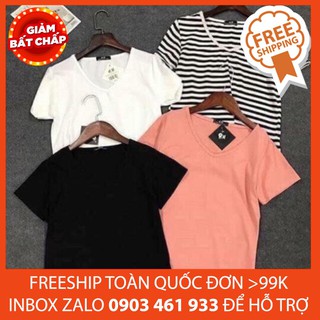ÁO PHÔNG NỮ VẢI COTTON NHẬT ĐỦ MÀU ĐỦ SIZE 40-60KG - ÁO THUN NỮ M008