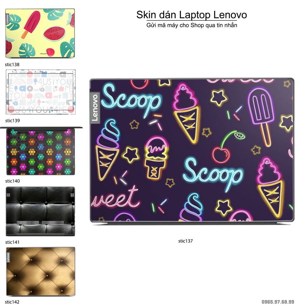 Skin dán Laptop Lenovo in hình Hoa văn sticker _nhiều mẫu 23 (inbox mã máy cho Shop)