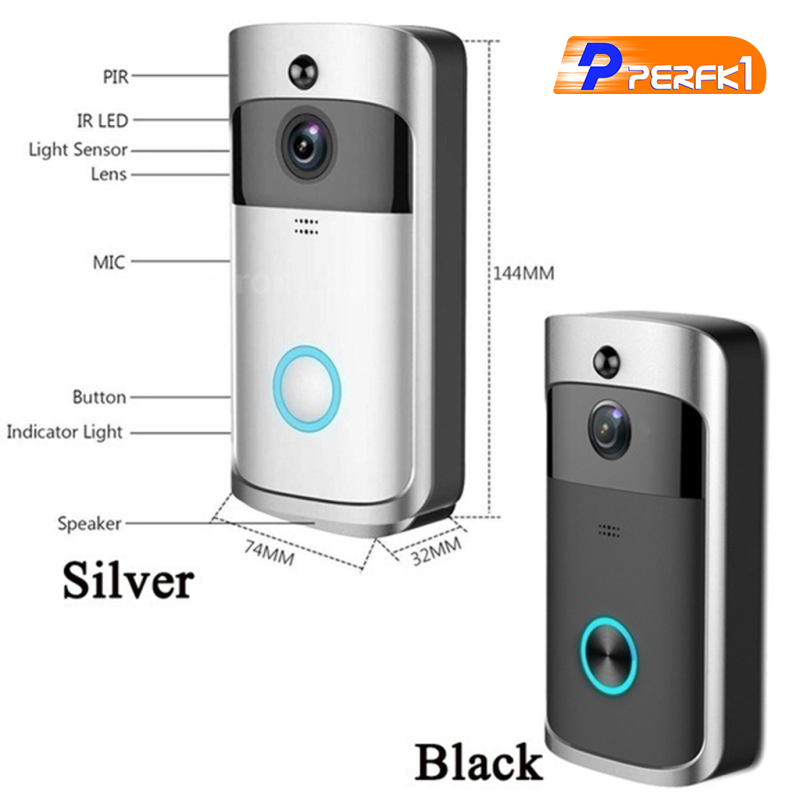 Chuông Cửa Thông Minh Kết Nối Wifi 1080p Ir-Cut