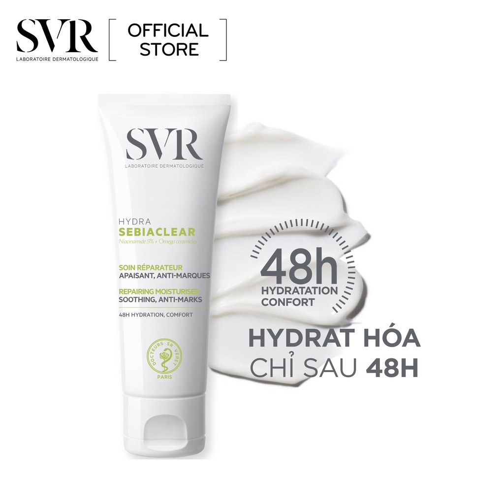 Kem dưỡng ẩm SVR Sebiaclear HYDRA 40ml