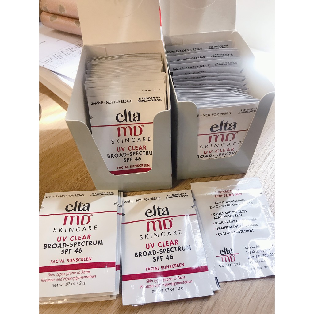 [Sample 2g] Kem chống nắng Elta MD SPF 30 - SPF 46 - SPF 41 - SPF 40 - SPF 44 - SPF 45 - SPF 47 SPF 50 untinted & tinted