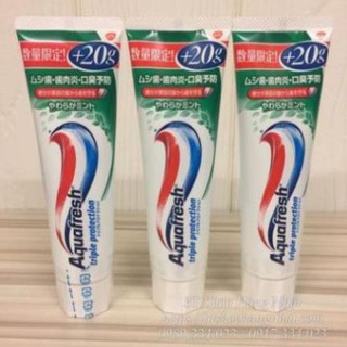 [Nội Địa Nhật] Kem Đánh Răng Aquafresh 140gr
