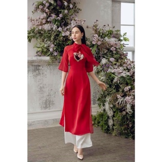 Set vải áo dài ( áo 2 tà , quần lụa nhật suôn dày dặn)