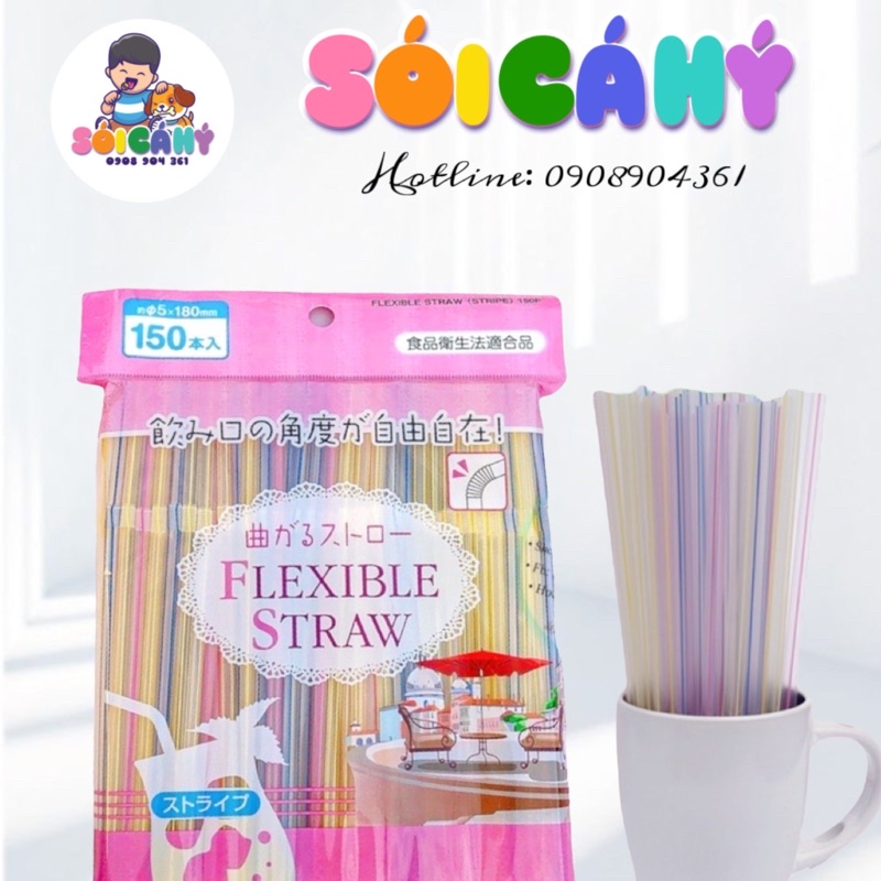 Sét 150 ống hút an toàn cho bé yêu-Sói Cá Hý