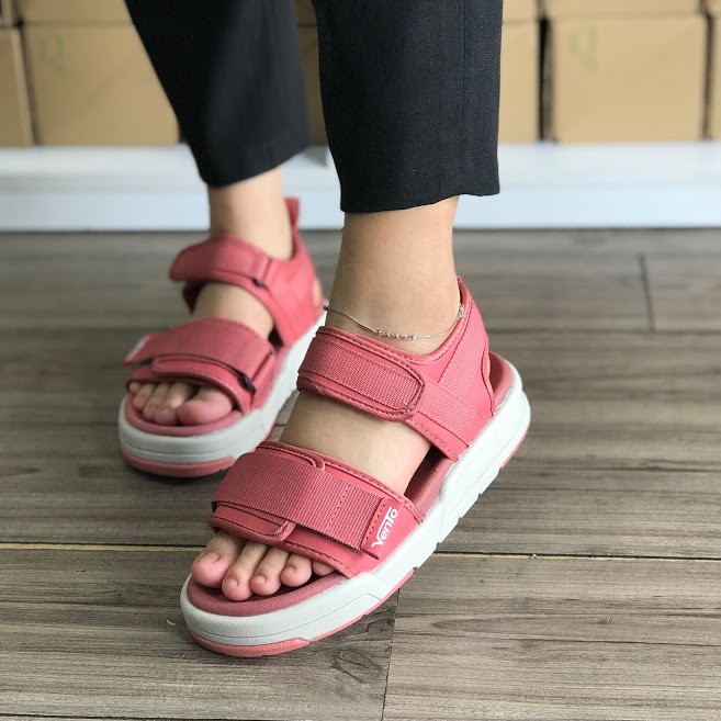 Giày Sandal Vento Nam Nữ - NV10026P Hồng đậm