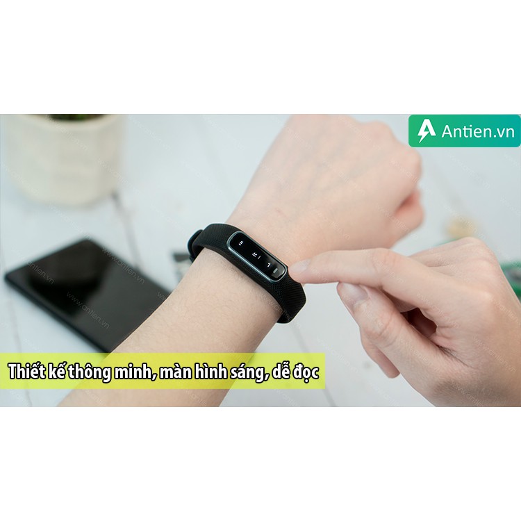 Vòng đeo tay thông minh thế hệ mới Garmin Vivosmart 4 chính hãng