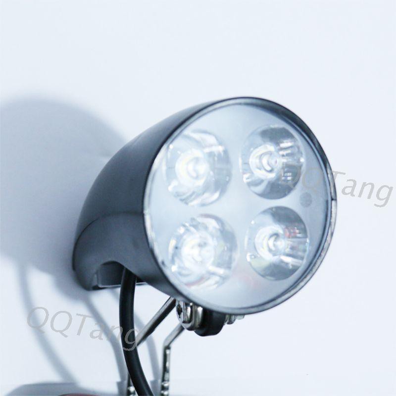 QQ Đèn Pha 4 Bóng Led 36v 48v Cho Xe Đạp Điện