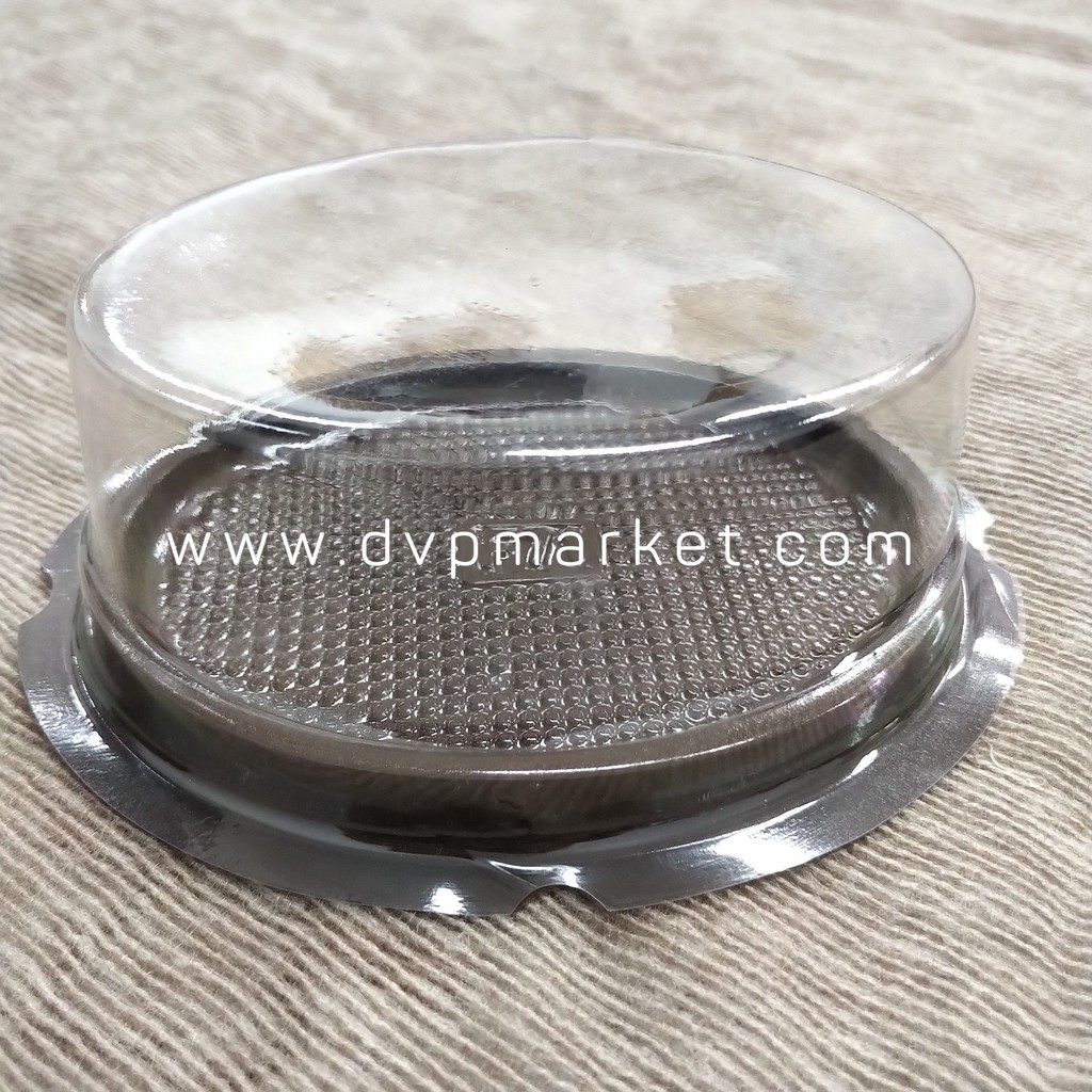 Hộp nhựa đựng bánh hình oval F71