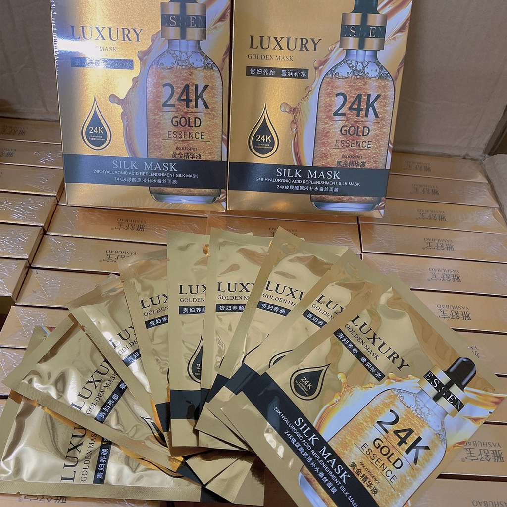 Mặt Nạ Vàng 24K Goldzan Hộp 10 Miếng
