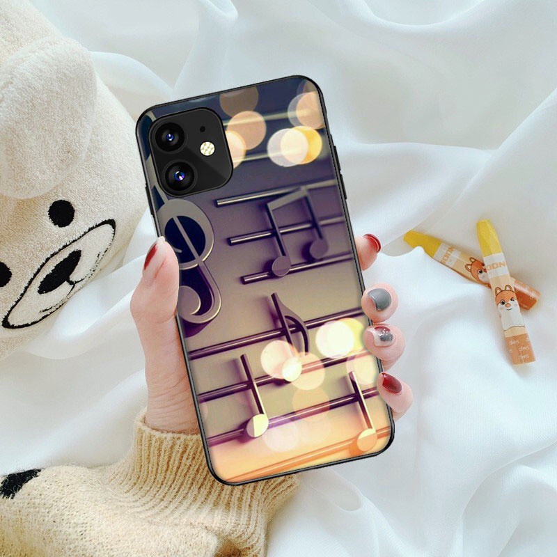 Ốp Điện Thoại Tpu Dẻo In Hình Nốt Nhạc Cho Iphone 5 5s 6 6s 7 8 Plus X Xs Xs Max