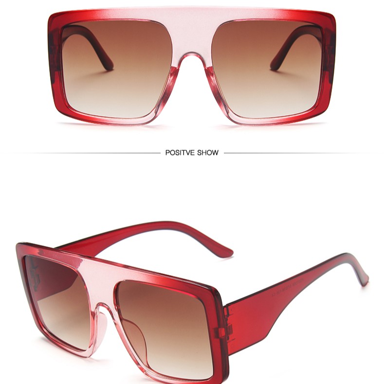 Kính Mát Gọng Vuông Phong Cách Vintage Cho Nam Và Nữ