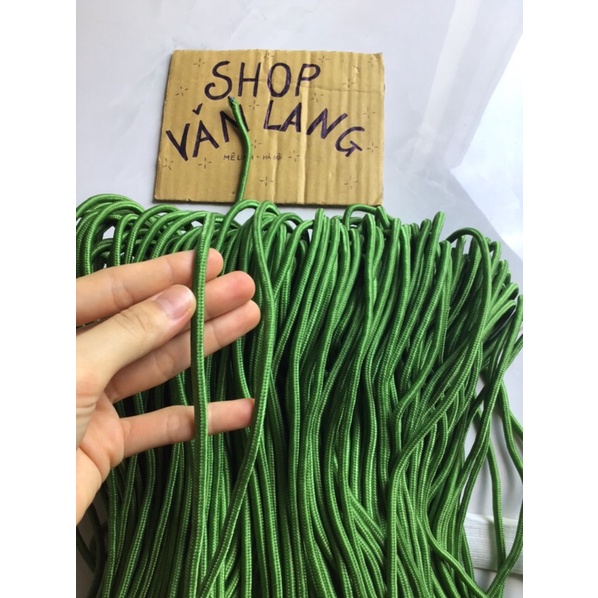 Dây Dù Xanh Tròn 7li Chịu Lực Dùng Buộc Đồ, Leo Núi, Cắm Trại…