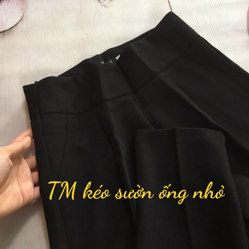 Quần tây baggy 9 tấc lưng thun phía sau