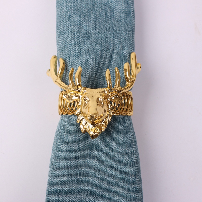 Set 2 Kẹp Giữ Rèm Cửa Sổ Họa Tiết Tuần Lộc Giáng Sinh