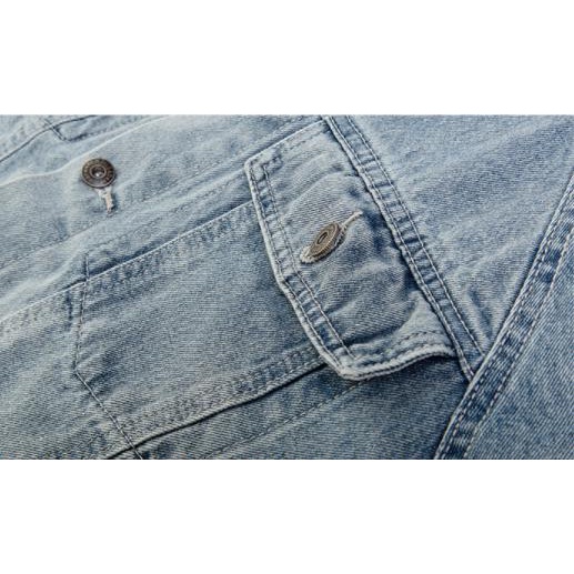 Áo khoác bò denim Nelly thu đông áo khoác jean basic