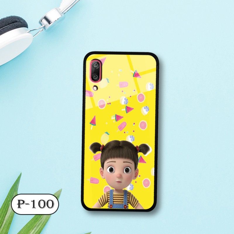 Ốp lưng kính 3D Huawei Y7 Pro 2019-cute