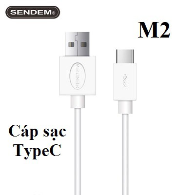 Cáp sạc TypeC Sendem M2 sạc siêu tốc 5A