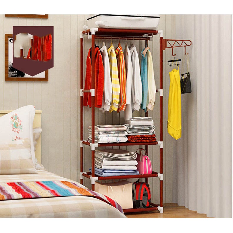 Kệ Chữ H Để Đồ Và Treo Quần Áo Đa Năng Gấp Gọn