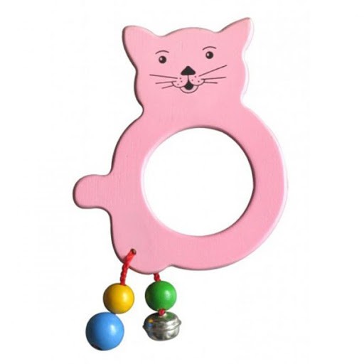 Đồ chơi gỗ - Lục lạc mèo Winwintoys 66122