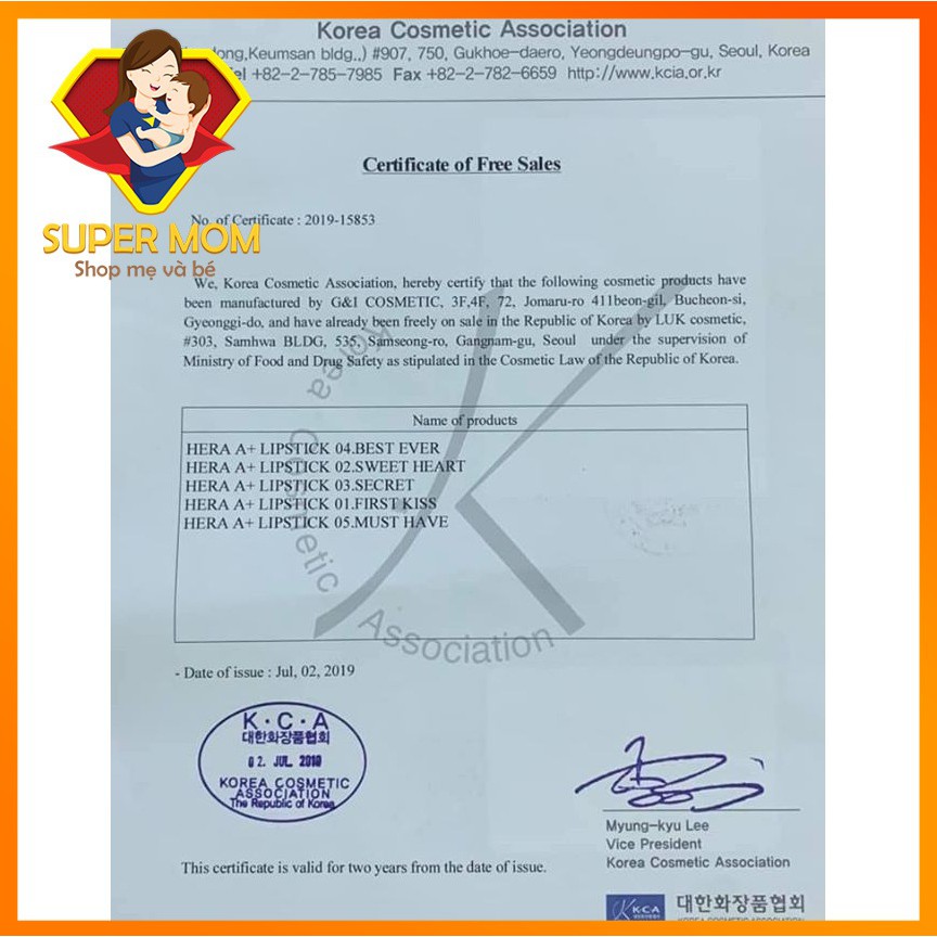 [CHÍNH HÃNG] Son Hàn Quốc Hera A+ - Son lì an toàn cho mẹ bầu | BigBuy360 - bigbuy360.vn