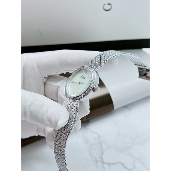 Dior Satine Khảm trai -  Đồng Hồ Nữ 31mm - Phiên Bản cao cấp bảo hành 24 Tháng
