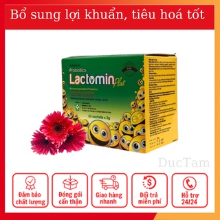 Men vi sinh lactomin plus bổ sung lợi khuẩn hộp 30 gói