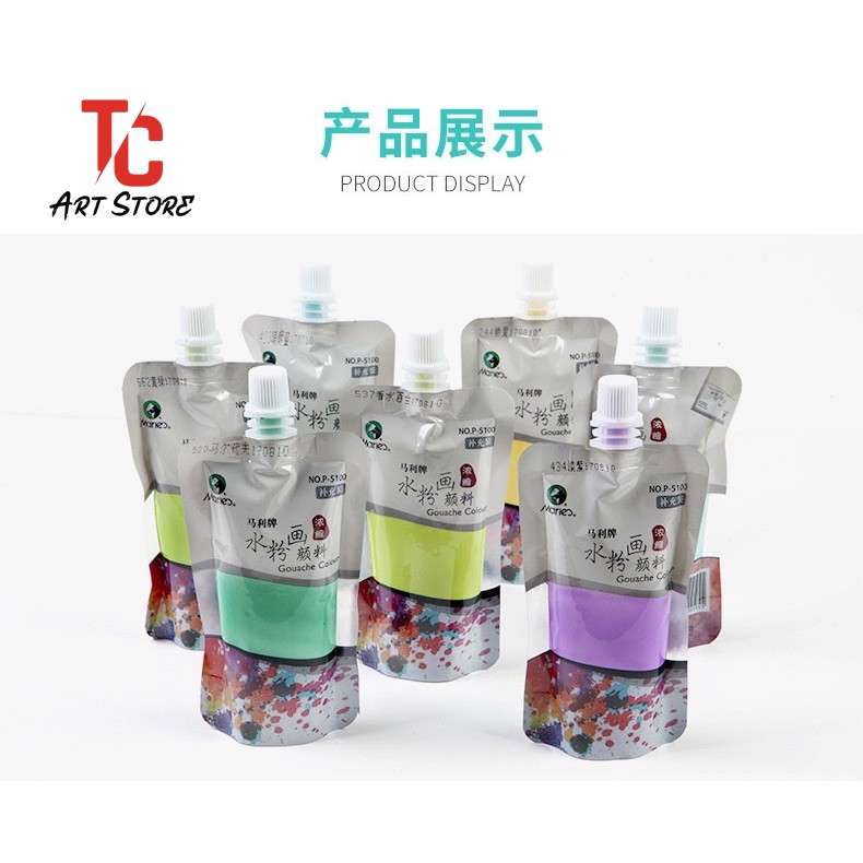 ComBo Gouache Maries dòng cao cấp dạng bịch (60bịch)