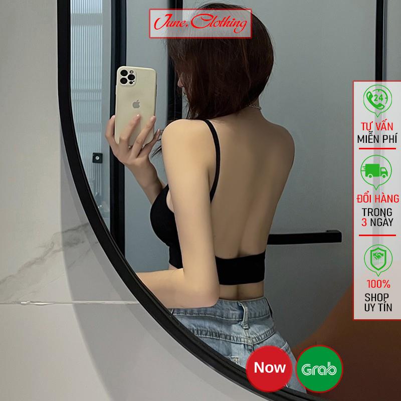 Áo bra hai dây nâng ngực cổ chữ V KHOÉT SÂU Bra mặc váy hở lưng
