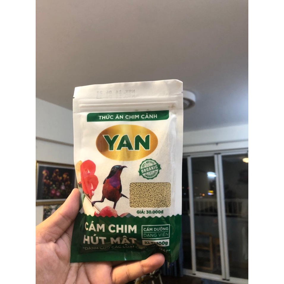 Cám chim hút mật Yan thời hạn sử dụng 1 năm