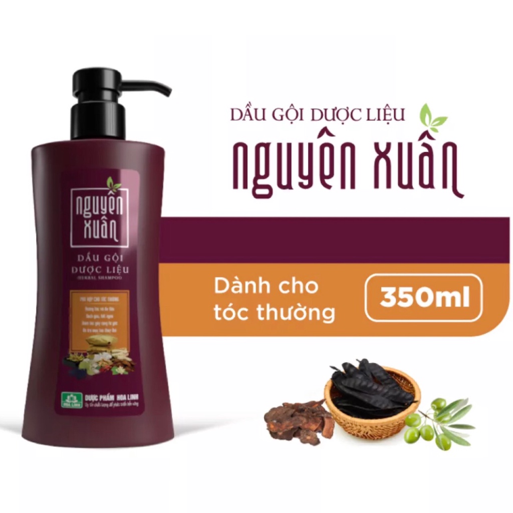 Dầu Gội Dược Liệu Nguyên Xuân Chai Khổng Lồ 350ml Siêu Tiết Kiệm