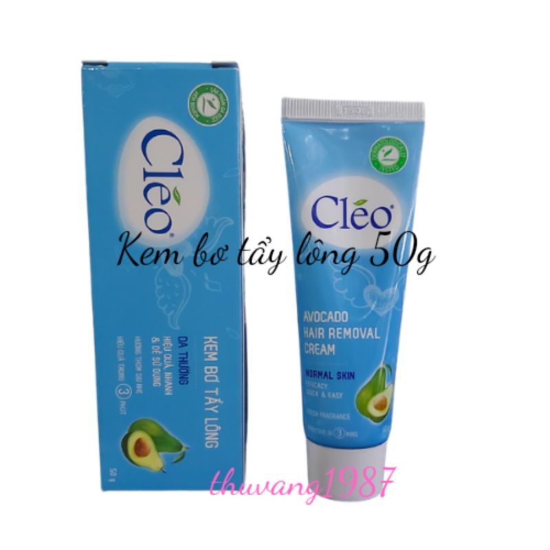 Kem tẩy lông Cleo chiết xuất trái bơ 50g