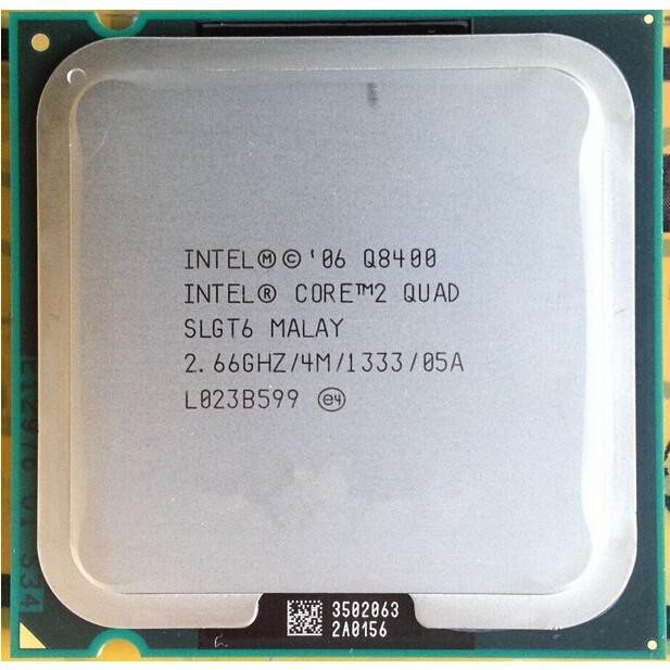 (CPU - Bộ Vi Xử Lý) Intel Core2 Duo Desktop Q6600, Q8400 socket 775 bảo hành 3 tháng