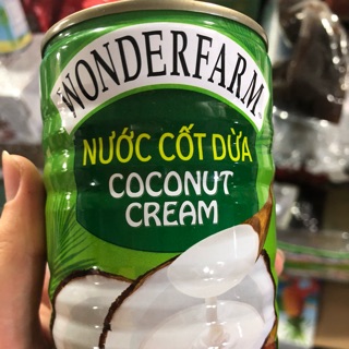 Nước cốt dừa Wonderfarm 400ml nấu chè ngon