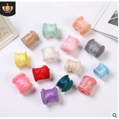Dây ruy băng bản ⚡ 4CM ⚡ trang trí, làm phụ kiện, làm nơ, làm hoa hanmade