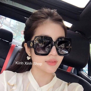 Kính râm GUC Thời trang mắt vuông Bản to sành điệu - cực HOT
