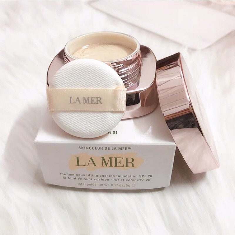 Phấn nước cushion LAMER The Luninous Lifting cushion Foundation SPF 20 mini size 5g