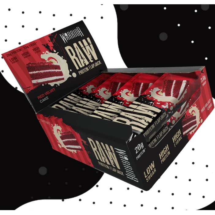 Warrior Raw Protein Flap Jack - Bánh Protein Bổ Sung Protein, Phát Triển Cơ Bắp