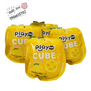 Kẹo dẻo Cube vị xoài play more ( gói lẻ) 25gram