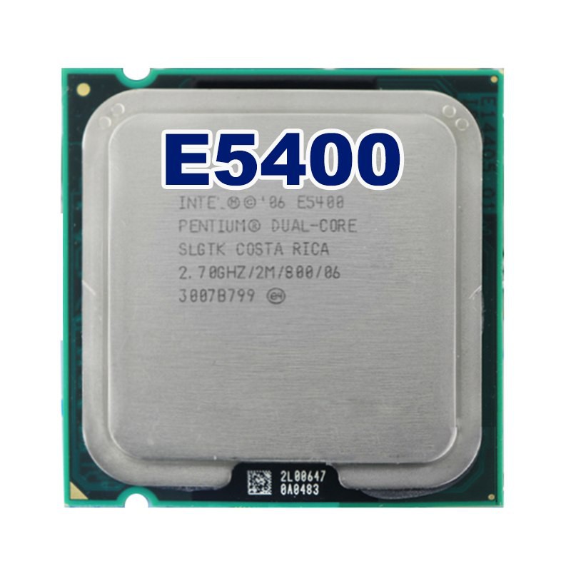 Bộ xử lý Intel® Pentium® E5400 2M bộ nhớ đệm, 2,70 GHz, 800 MHz FSB cũ TCVIET
