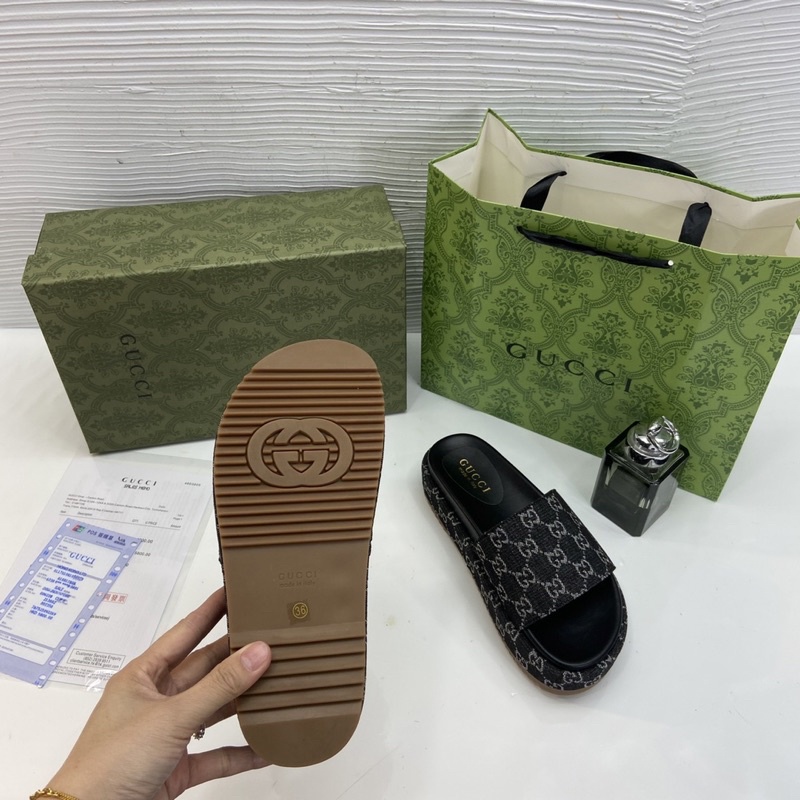 Lê Gucci Xuồng 3 Màu Nâu Xanh Bò Full Size 35-39  -  By Anh Dinh Phuong