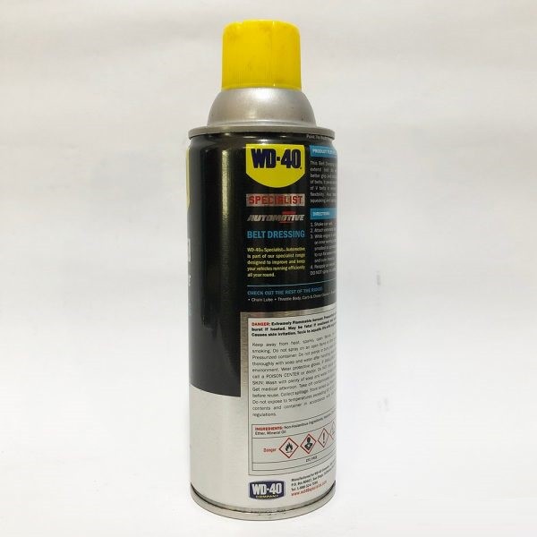 Chất Bảo Dưỡng Dây Cua-Roa Belt Dressing WD40 (360ml) - Dùng Cho Xe Ô Tô Và Xe Tay Ga